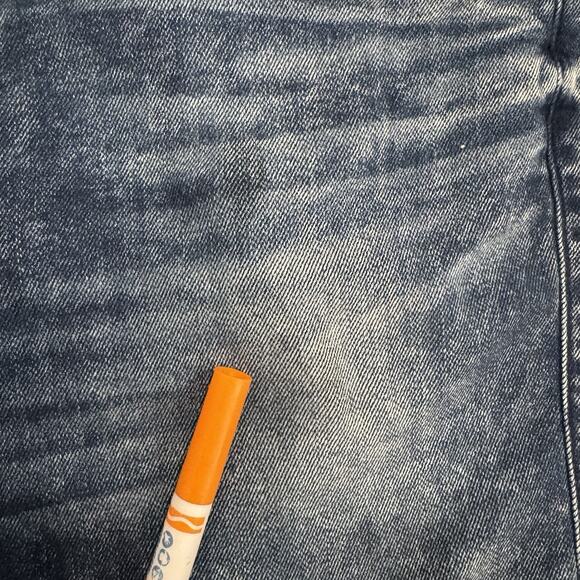 True Religion Geno Jeans Mens 34x32 Y2K Distressed Relaxed Slim Fit Flap Pockets - Picture 4 of 10